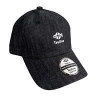 ウォッシュドローキャップ(ブラックデニム)